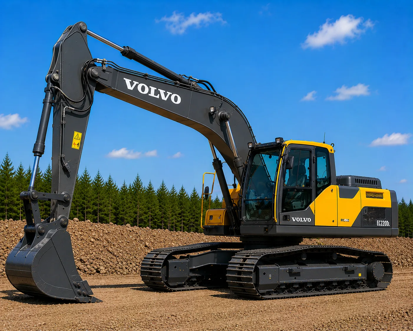 Гусеничный экскаватор Volvo EC220DL в аренду